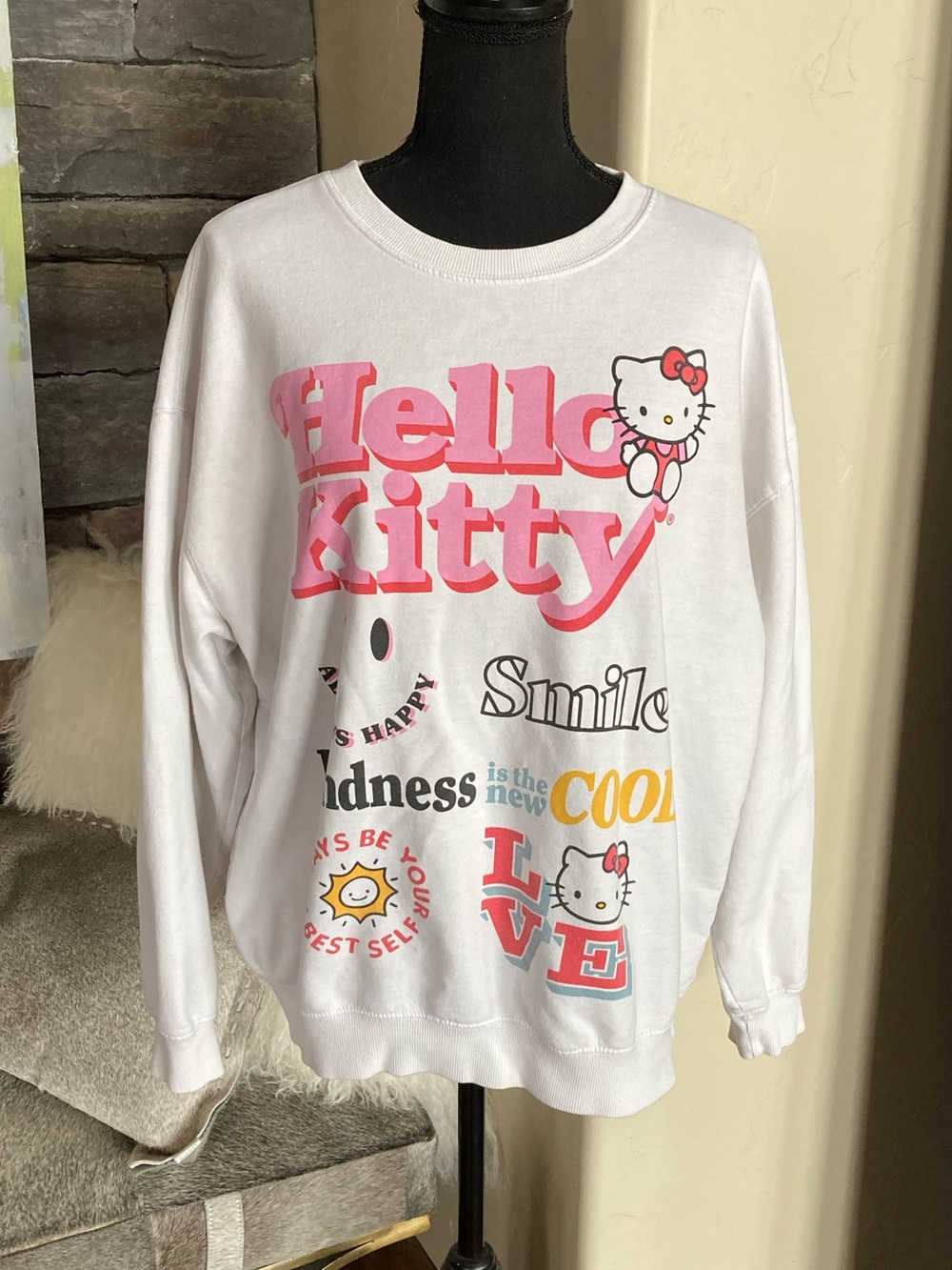 Hello Kitty Graphic Coquette Sanriocore Cute Kawaii Sweatshirt